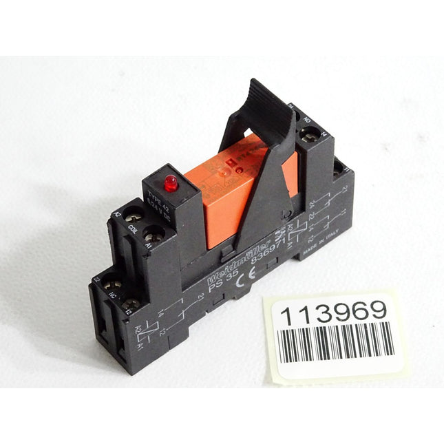 Weidmüller Sockel PS35836971 PS35-836971 + Relais Schrack RT424024 - Maranos.de