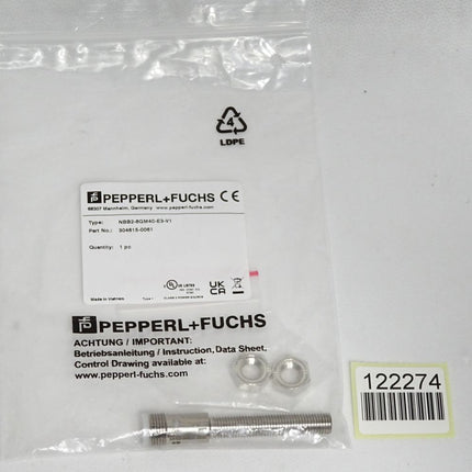 Pepperl+Fuchs Induktiver Sensor NBB2-8GM40-E3-V1 304615-0061 / Neu OVP