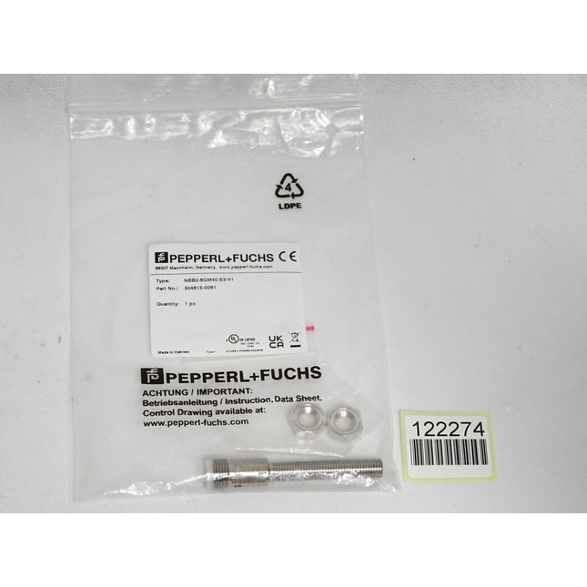 Pepperl+Fuchs Induktiver Sensor NBB2-8GM40-E3-V1 304615-0061 / Neu OVP