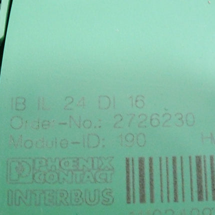 Phoenix Contact 2726230 IB IL 24 DI 16 Inline-Klemme - Maranos.de