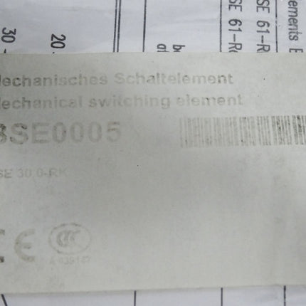 Balluff Mechanisches Schaltelement BSE0005 / Neu OVP