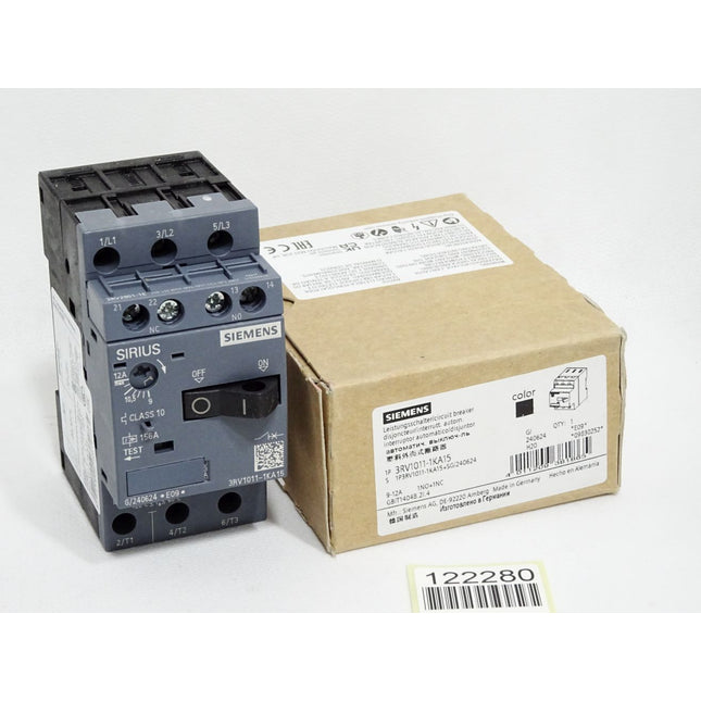 Siemens Leistungsschalter 3RV1011-1KA15 / Neu OVP