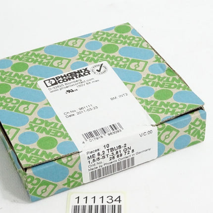 Phoenix Contact 2869728 Inhalt:10 Stück ME 6,2 TBUS-2 1,5/5-ST-3,81 GN Neu OVP - Maranos.de