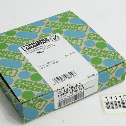 Phoenix Contact 2869728 Inhalt:10 Stück ME 6,2 TBUS-2 1,5/5-ST-3,81 GN Neu OVP - Maranos.de