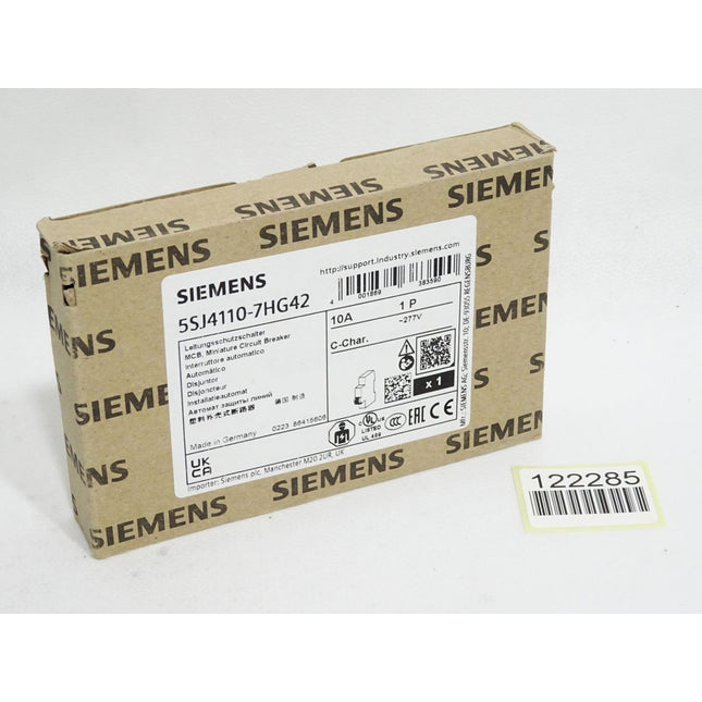 Siemens Leitungsschutzschalter 5SJ4110-7HG42 10A 1P / Neu OVP