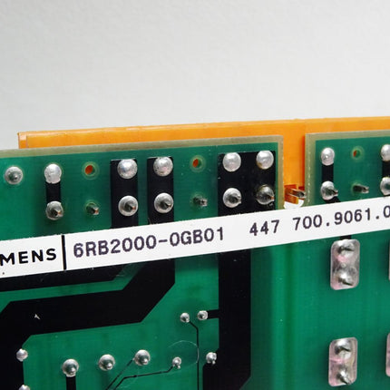 Siemens Simodrive 6RB20 DC Feed drive 6RB2000-0GB01 447700.9061.01 / Neuwertig