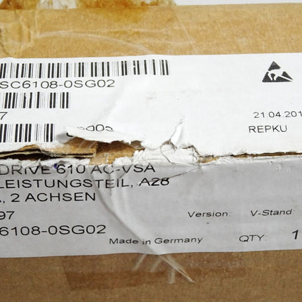 Siemens Simodrive 610 AC-VSA 6SC6108-0SG02 / Neu OVP