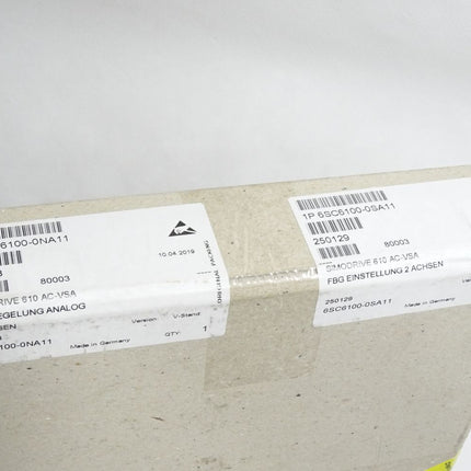 Siemens Simodrive 610 AC-VSA 6SC6100-0NA11 + 6SC6100-0SA11 / Neu OVP