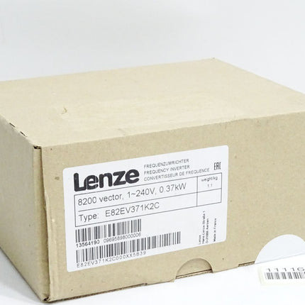 Lenze 13564190 E82EV371K2C Frequenzumrichter 0.37kW 5B39 / Neu OVP versiegelt - Maranos.de