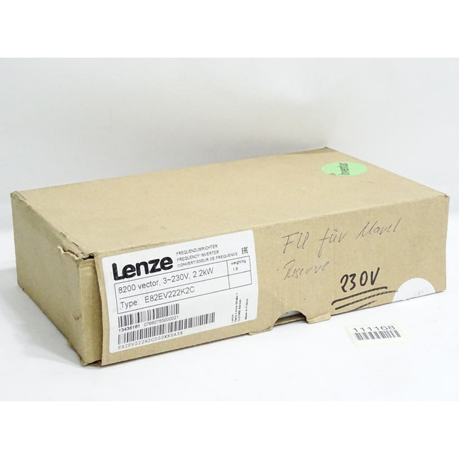 Lenze 8200 vector 13436181 E82EV222K2C Frequenzumrichter 2.2kW 5A39 / Neu OVP - Maranos.de