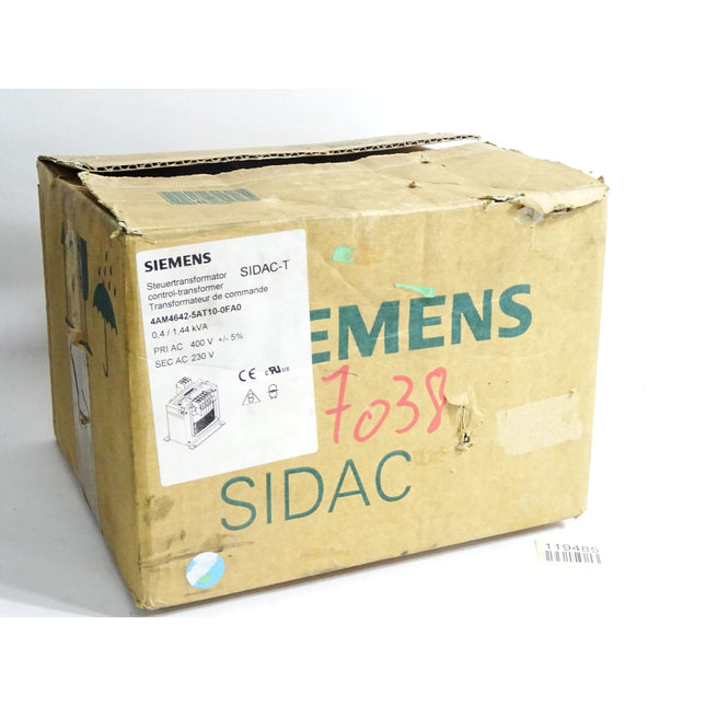 Siemens Steuertransformator SIDAC-T 4AM4642-5AT10-0FA0 / Neu OVP - Maranos.de
