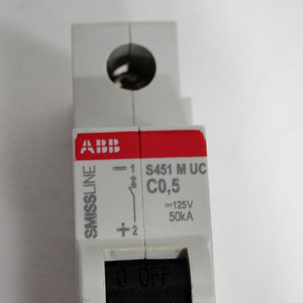 ABB Smissline S451M-UCC0.5 Miniature Circuit Breaker 2CCS461001R1984 - Maranos.de