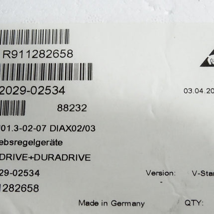 Rexroth Drive controller Zubehör CZM01.3-02-07 R911282658 / Erneuert - Maranos.de