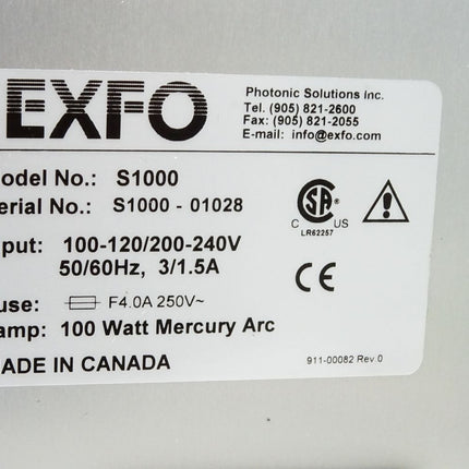Omnicure UV Spot Curing System EXFO Series 1000 S1000