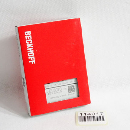 Beckhoff EL6070 1128 License-Key für TwinCAT 3.1 / Neu OVP - Maranos.de