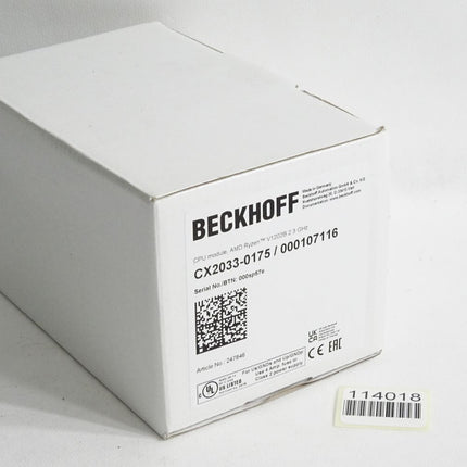 Beckhoff CPU module CX2033-0175 / 000107116 / Neu - Maranos.de