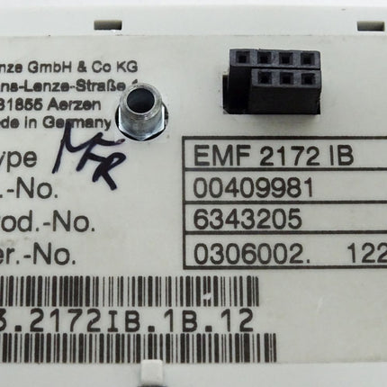 Lenze AIF Kommunikationsmodul EMF2172IB 00409981