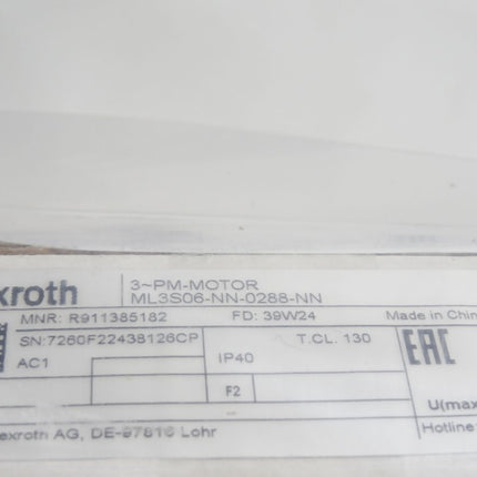 Rexroth R911385182 ML3S06-NN-0288-NN Second part Linear motor / Neu OVP - Maranos.de