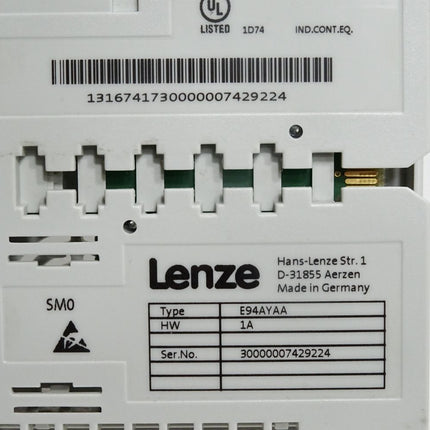 Lenze Servo Drives 9400 Safety SMO Module E94AYAA