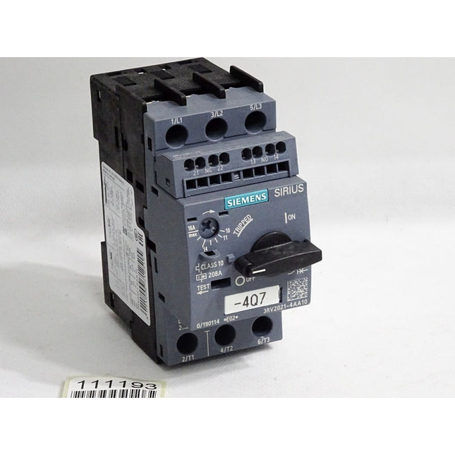 Siemens Leistungsschalter 3RV2021-4AA10 / Unbenutzt - Maranos.de