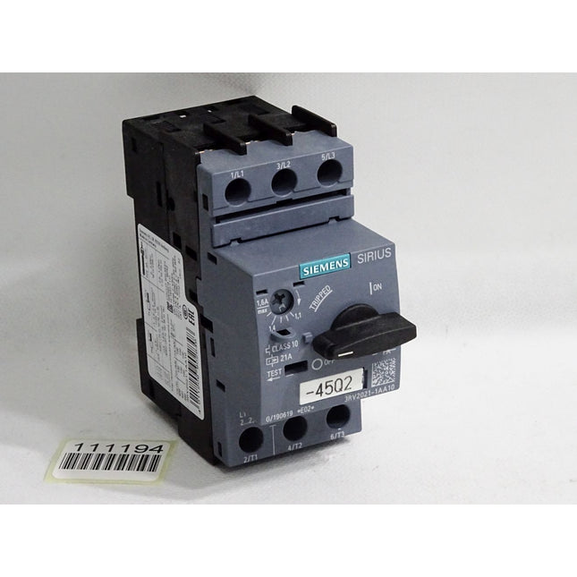 Siemens Leistungsschalter 3RV2021-1AA10 / Unbenutzt - Maranos.de