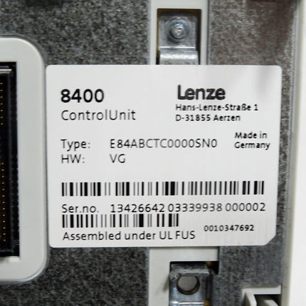 Lenze 8400 Control Unit E84ABCTC0000SN0 7.5kW / Neuwertig