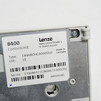 Lenze 8400 Control Unit E84ABCHC0000SN0 0.25kW / Neuwertig
