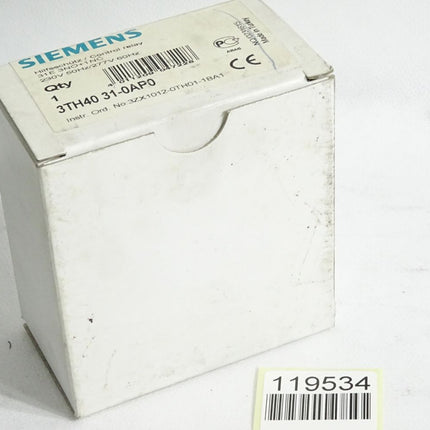 Siemens Hilfsschütz 3TH4031-0AP0 / Neu OVP