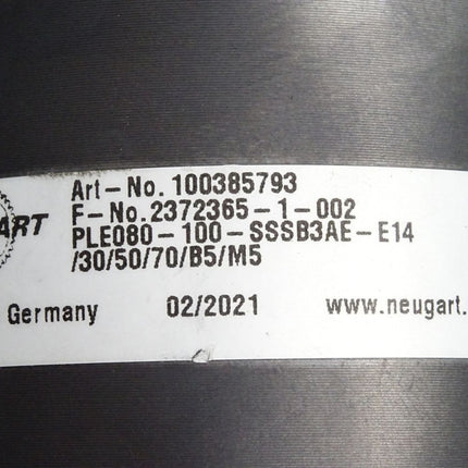 Neugart Planetengetriebe 100385793 PLE080-100-SSSB3AE-E14 - Maranos.de