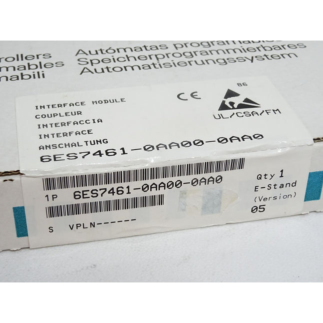 Siemens Anschaltung 6ES7461-0AA00-0AA0 6ES7 461-0AA00-0AA0 / Neu OVP versiegelt