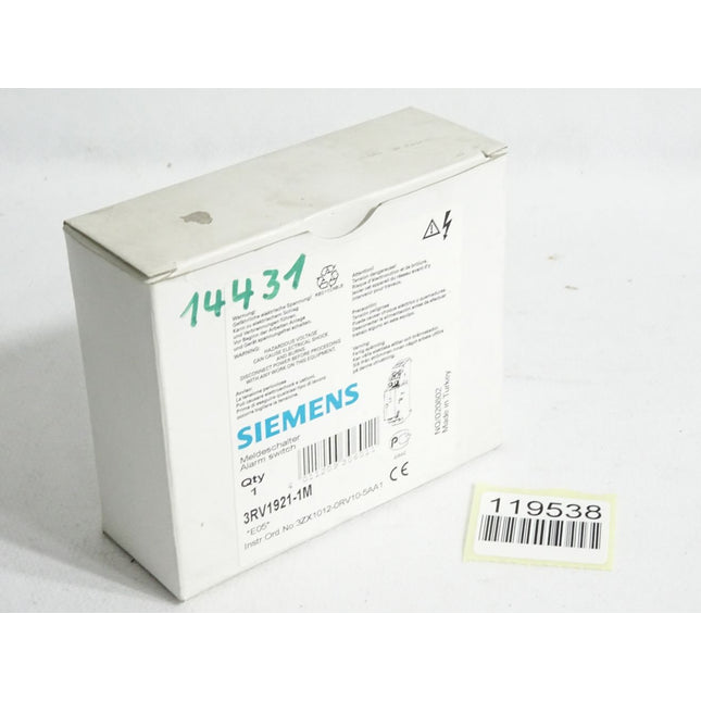 Siemens Meldeschalter 3RV1921-1M / Neu OVP - Maranos.de