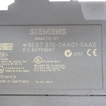 Siemens S7-300 Dummy-Baugruppe DM370 6ES7370-0AA01-0AA0 6ES7 370-0AA01-0AA0