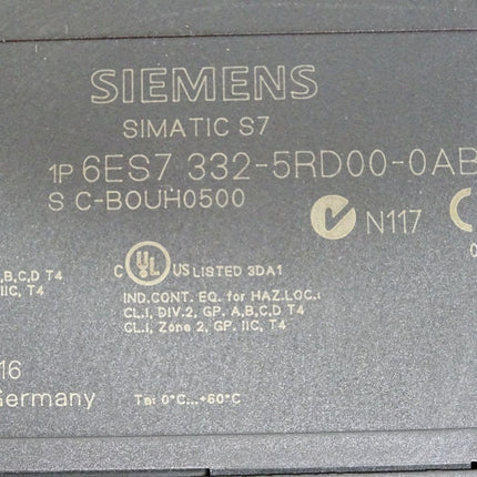 Siemens Analogausgabe SM332 6ES7332-5RD00-0AB0 6ES7 332-5RD00-0AB0