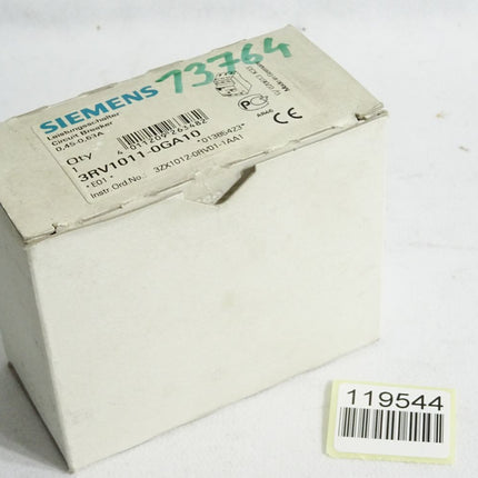 Siemens Leistungsschalter 3RV1011-0GA10 / Neu OVP