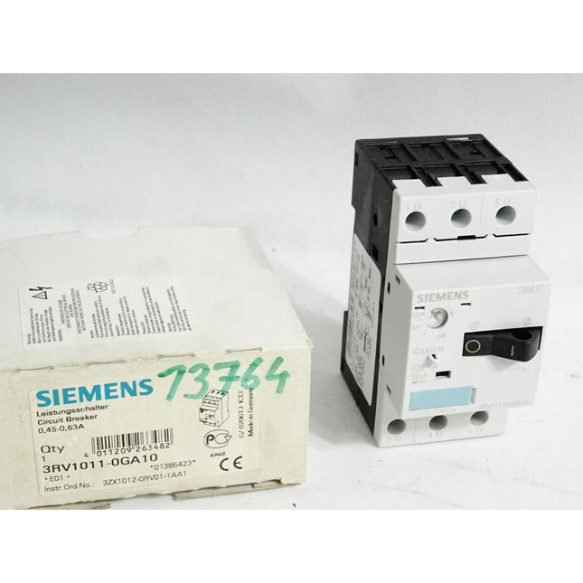 Siemens Leistungsschalter 3RV1011-0GA10 / Neu OVP