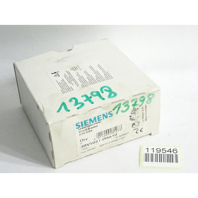 Siemens Leistungsschalter 3RV1021-0HA10 / Neu OVP