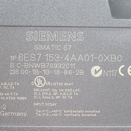 Siemens Anschaltung ET 200M IM 153-4 6ES7153-4AA01-0XB0 6ES7 153-4AA01-0XB0
