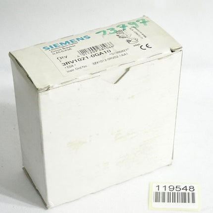 Siemens Leistungsschalter 3RV1021-0GA10 / Neu OVP