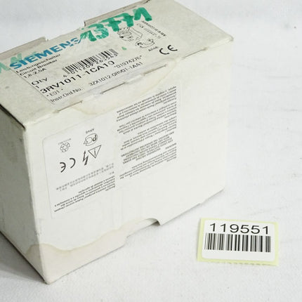 Siemens Leistungsschalter 3RV1011-1CA10 / Neu OVP