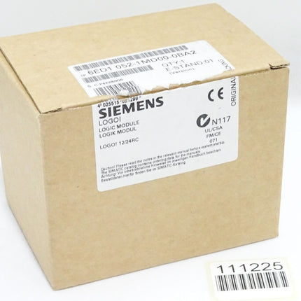 Siemens Logo! 6ED1052-1MD00-0BA2 6ED1 052-1MD00-0BA2 / Neu OVP - Maranos.de
