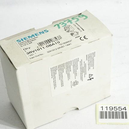 Siemens Leistungsschalter 3RV1011-0BA10 / Neu OVP