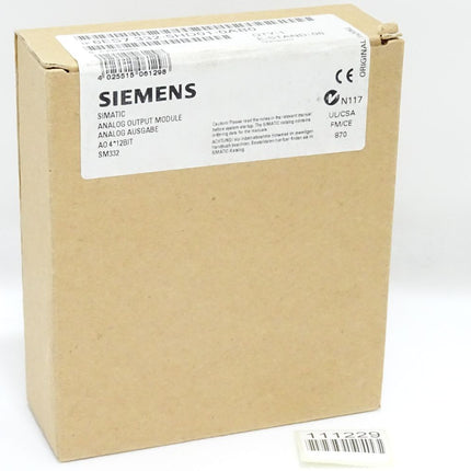 Siemens 6ES7332-5HD01-0AB0 6ES7 332-5HD01-0AB0 / Neu OVP versiegelt - Maranos.de