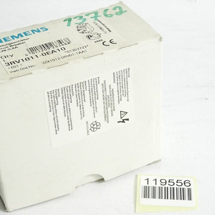 Siemens Leistungsschalter 3RV1011-0EA10 / Neu OVP