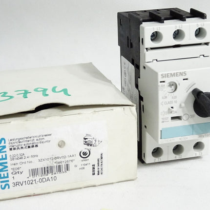 Siemens Leistungsschalter 3RV1021-0DA10 / Neu OVP - Maranos.de