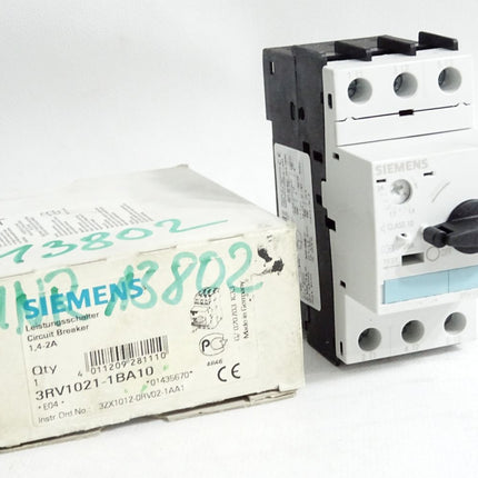 Siemens Leistungsschalter 3RV1021-1BA10 / Neu OVP