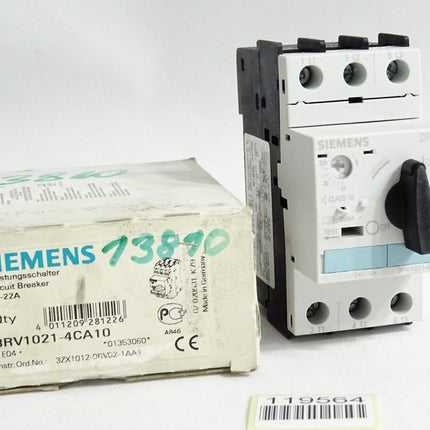Siemens Leistungsschalter 3RV1021-4CA10 / Neu OVP - Maranos.de