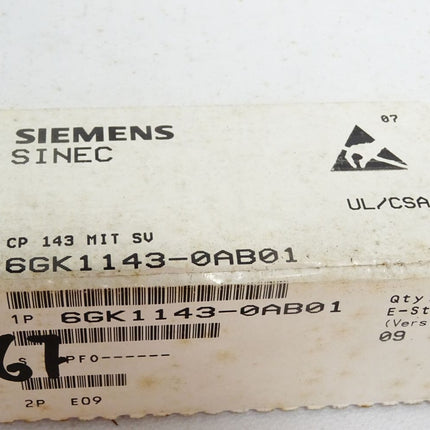 Siemens Sinec Anschaltung CP143 6GK1143-0AB01 / Neu OVP versiegelt