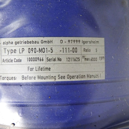 Siemens Servomotor 1FK6042-6AF71-1EG2-Z 3000min-1 + LP090-MO1-5-111-00 / Neu