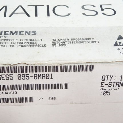 Siemens S5-95U Programmable controller 6ES5095-8MA01 6ES5 095-8MA01 / Neuwertig