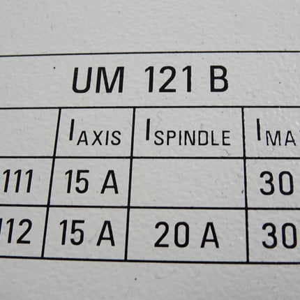 Heidenhain Umrichter Leistungsmodul UM121B 336949-02 - Defekt - Maranos.de